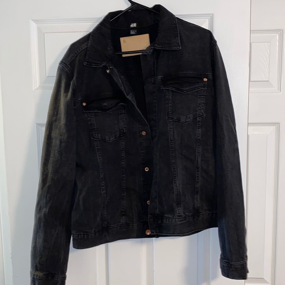 H&M Black Denim Jacket